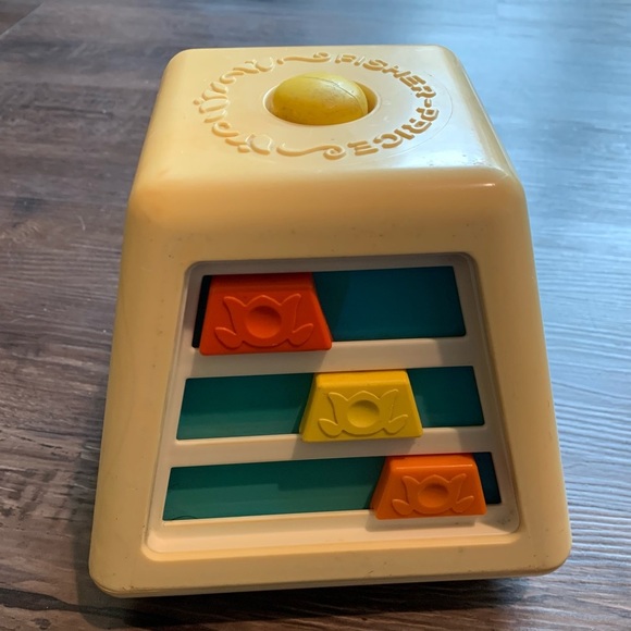 Fisher Price Quaker Oats Turn and Learn #156 Vintage Busy Box Infant Toy 1978 - Picture 5 of 9